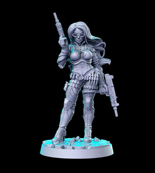 Evil snake Lady - 35mm Scale DnD Miniature | Dungeons and Dragons | RN Estudio