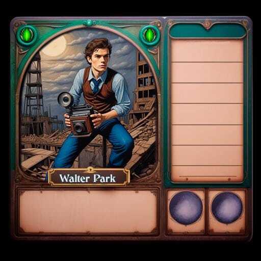 Walter park -- Arkham's Nightmare DnD 32mm lovecraft horror not Peter Parker