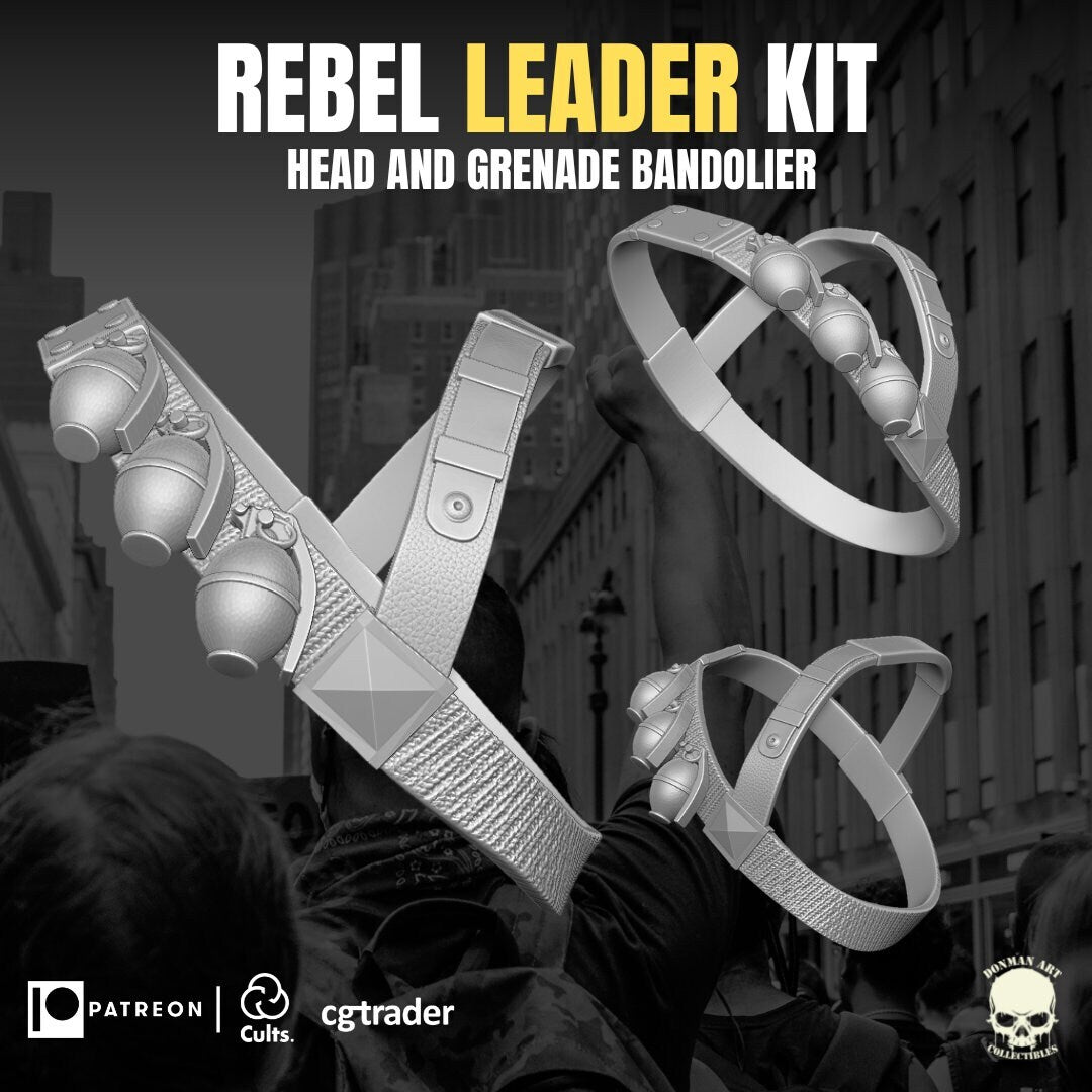 Rebel leader kit, head sculpt bandolier, GI Joe Classified, mezco, marvel legen