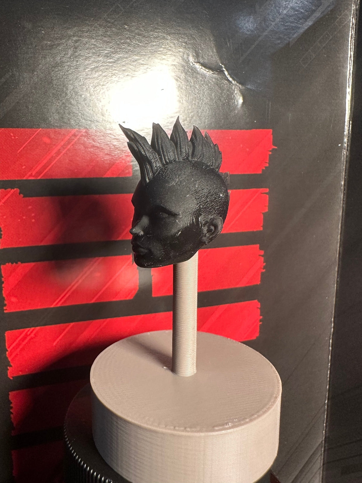 Punk Girl dreadnok Zarana head GI Joe Classified 1/12 scale head unpainted 1:12