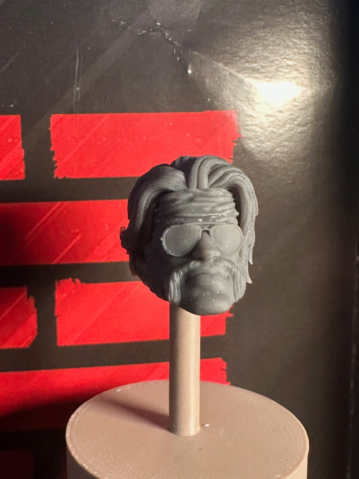 Torch kit dreadnok head GI Joe Classified 1/12 scale head unpainted 1:12 mezco,
