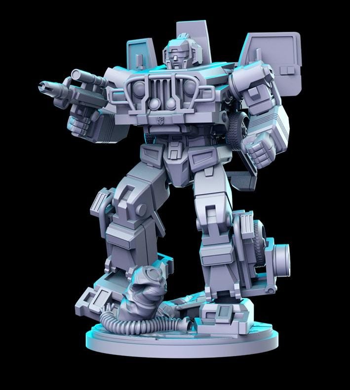 Disguised Robots 2 DnD Miniature, Tabletop RPG DnD Mini, D&D Figurines, Fantasy