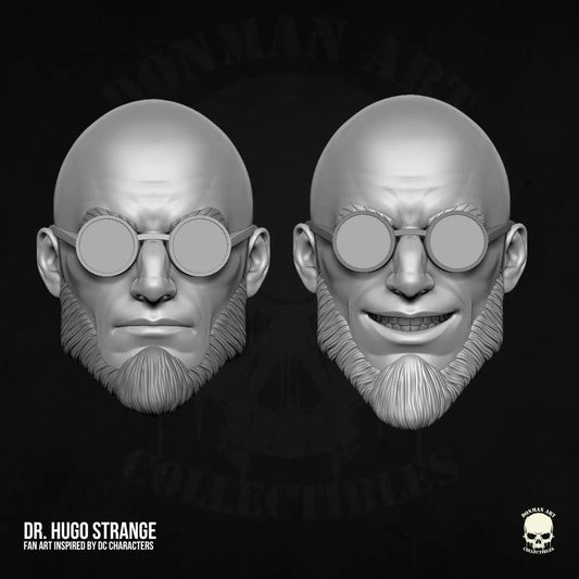 Hugo Strange headsculpt 1:12 Toy Accessory custom action figures.