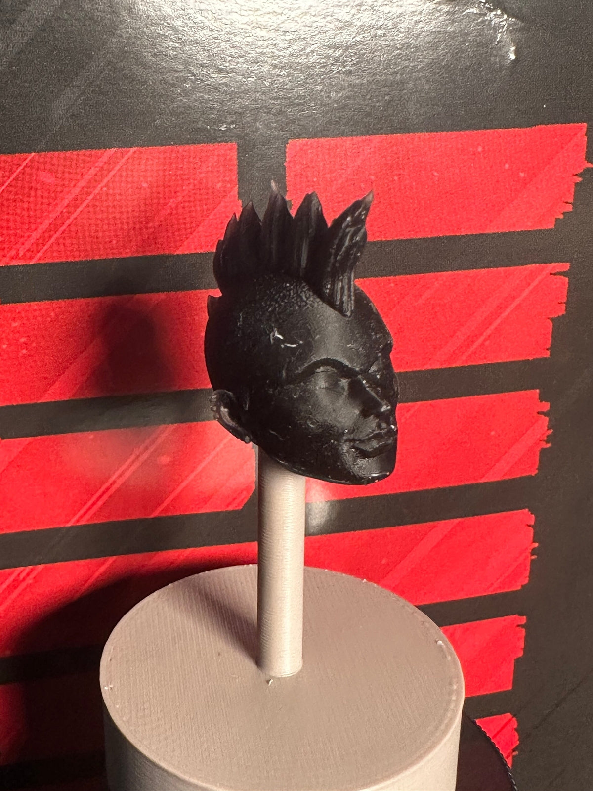 Punk Girl dreadnok Zarana head GI Joe Classified 1/12 scale head unpainted 1:12