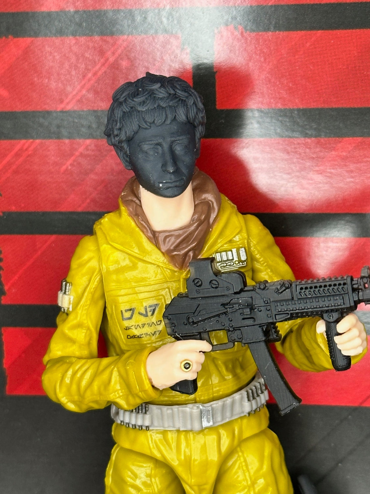 not Morty Smith 1/12 scale head unpainted GI Joe Classified, mezco, neca, black
