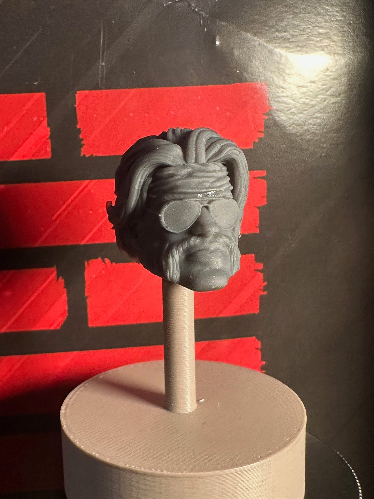 Torch kit dreadnok head GI Joe Classified 1/12 scale head unpainted 1:12 mezco,
