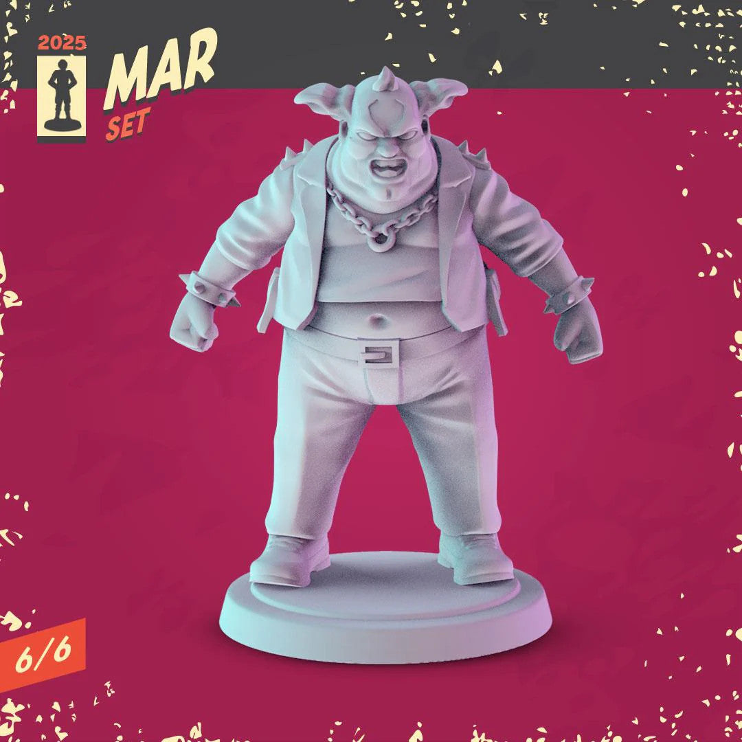 Spawn, Hellboy, V for Vendetta Miniatures: 36mm Resin Diorama Set