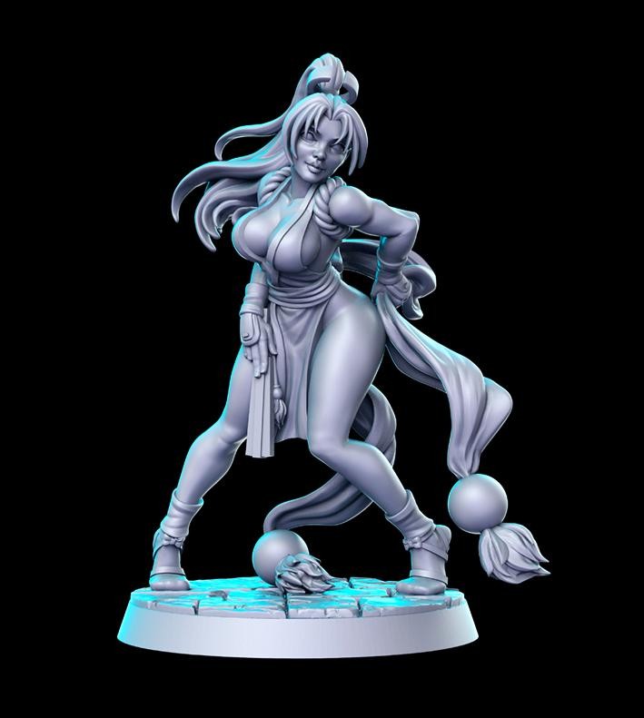 Anime DnD Miniature Set: Fantasy Tabletop RPG Figures, RN Estudio