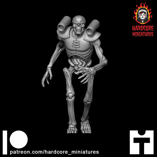 Hell Skeleton Walking 32mm dnd miniature video game The REVENANT
