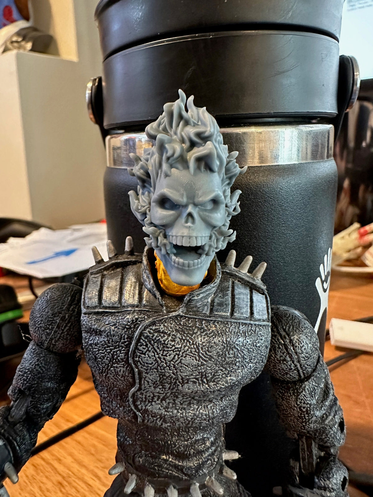 Ghost Rider Head (1:12 Scale) Star Wars black series, mezco, GI Joe Classified,