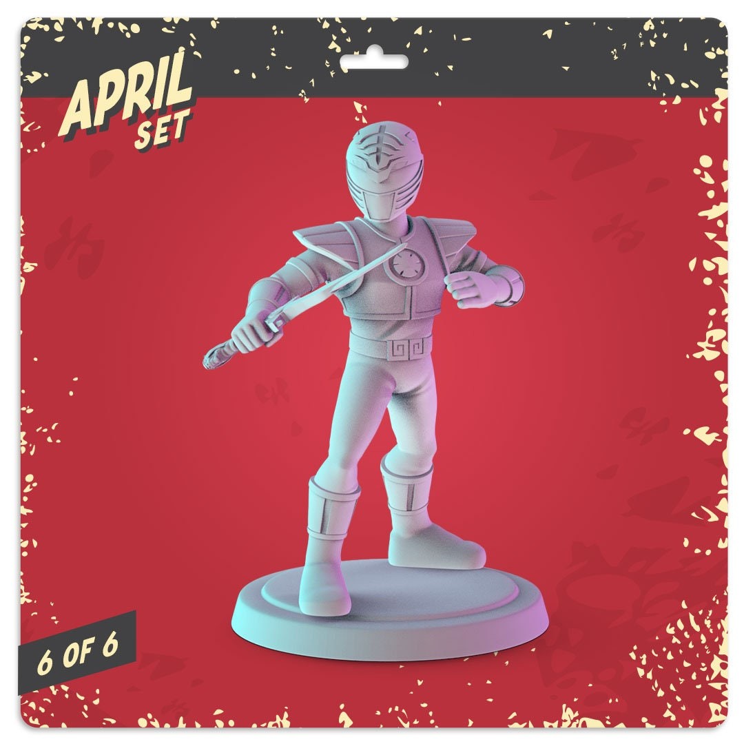 Power Rangers Villans 3d printed mini's Popmini 34mm nostalgia