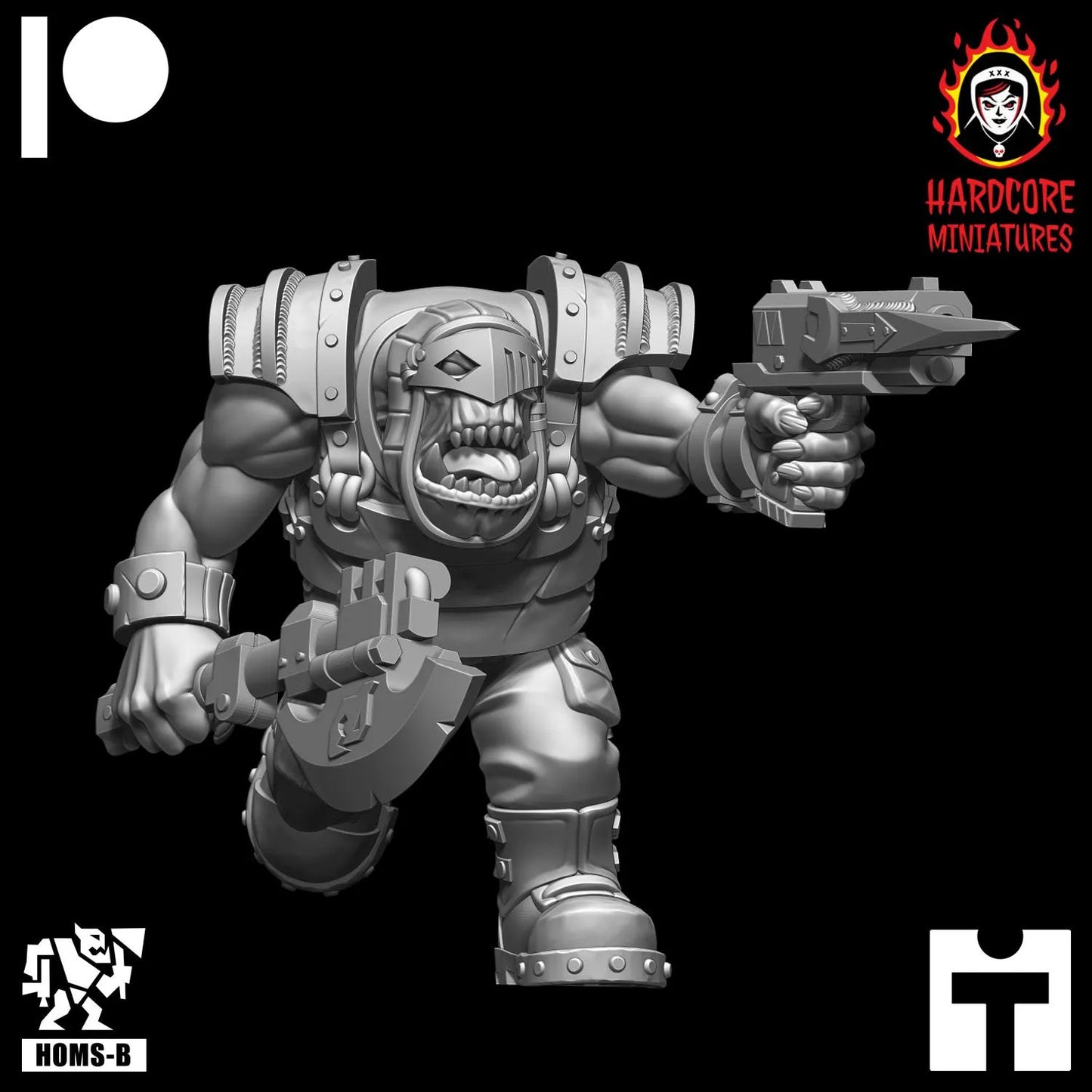 Brit Orcs Trench Raiders Slugga Boyz 28mm army builder set 1 3d printed minis t