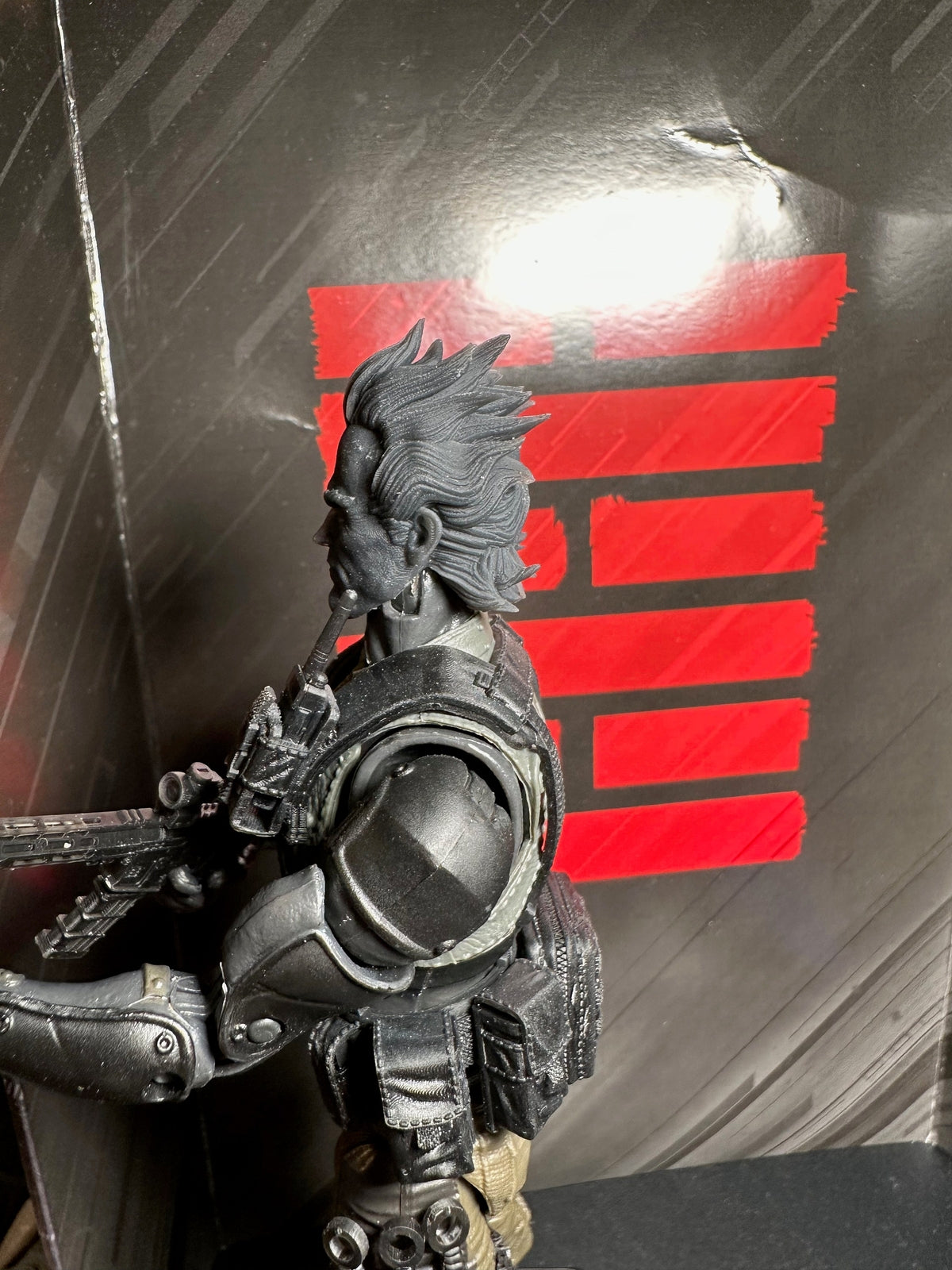 not Rick Sanchez 1/12 scale head unpainted GI Joe Classified, mezco, neca, blac