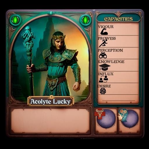 ACOLYTE LUCKY - Arkham's Nightmare DnD 32mm lovecraft horror Loki 2
