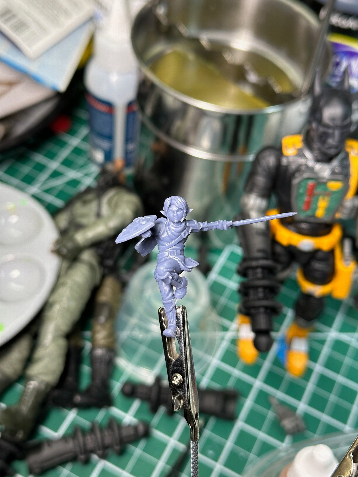 Elven Adventurer - 40mm Miniature | DnD Mini | Superhero Miniature | RN EStudios