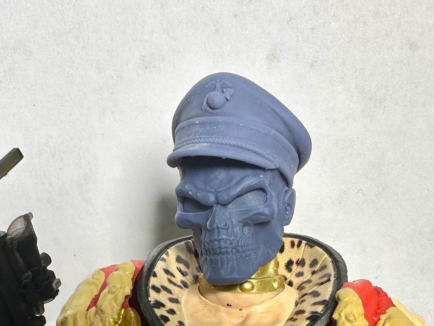 Peaked Hat cap for 6 inch action figures GI Joe Classified, mezco, neca, black