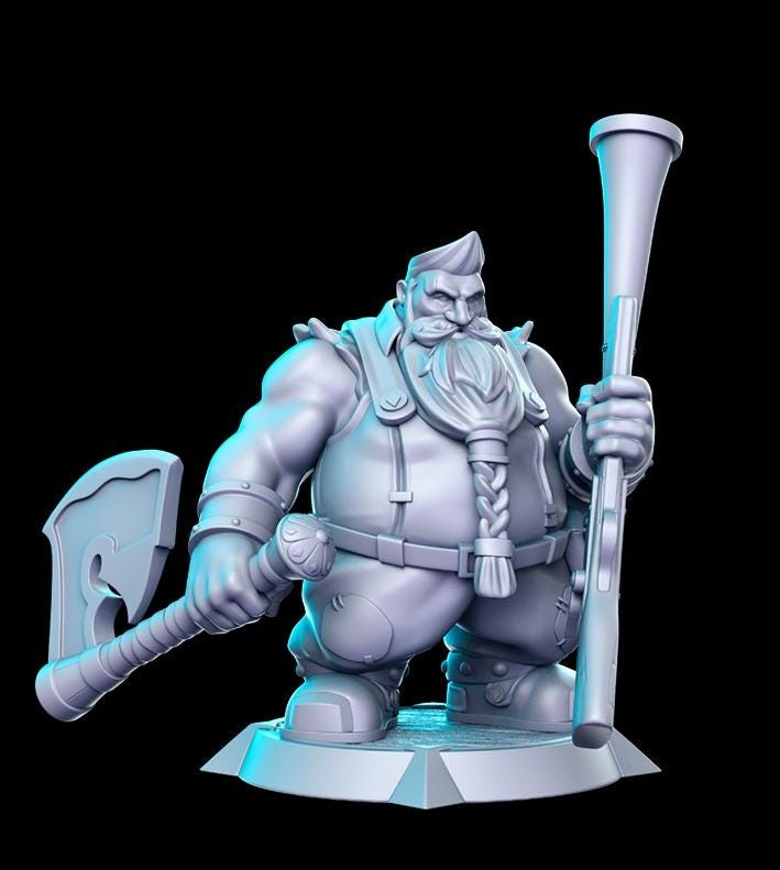 Western RPG Vol 3 Full Set DnD Miniature, Tabletop RPG DnD Mini, D&D Figurines,