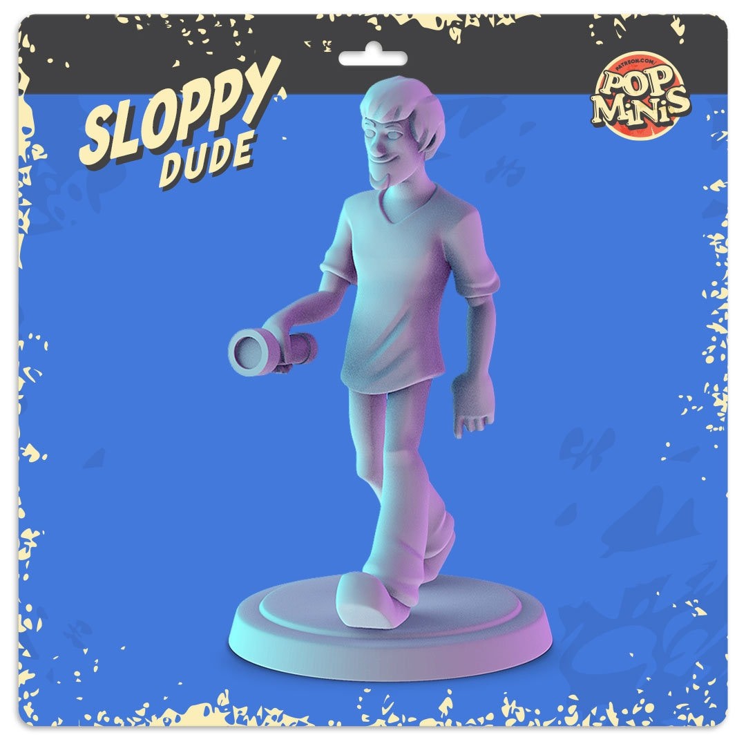 scooby doo cartoon Miniatures - complete set 6 x 36mm Dioramas, tabletop RPGs.