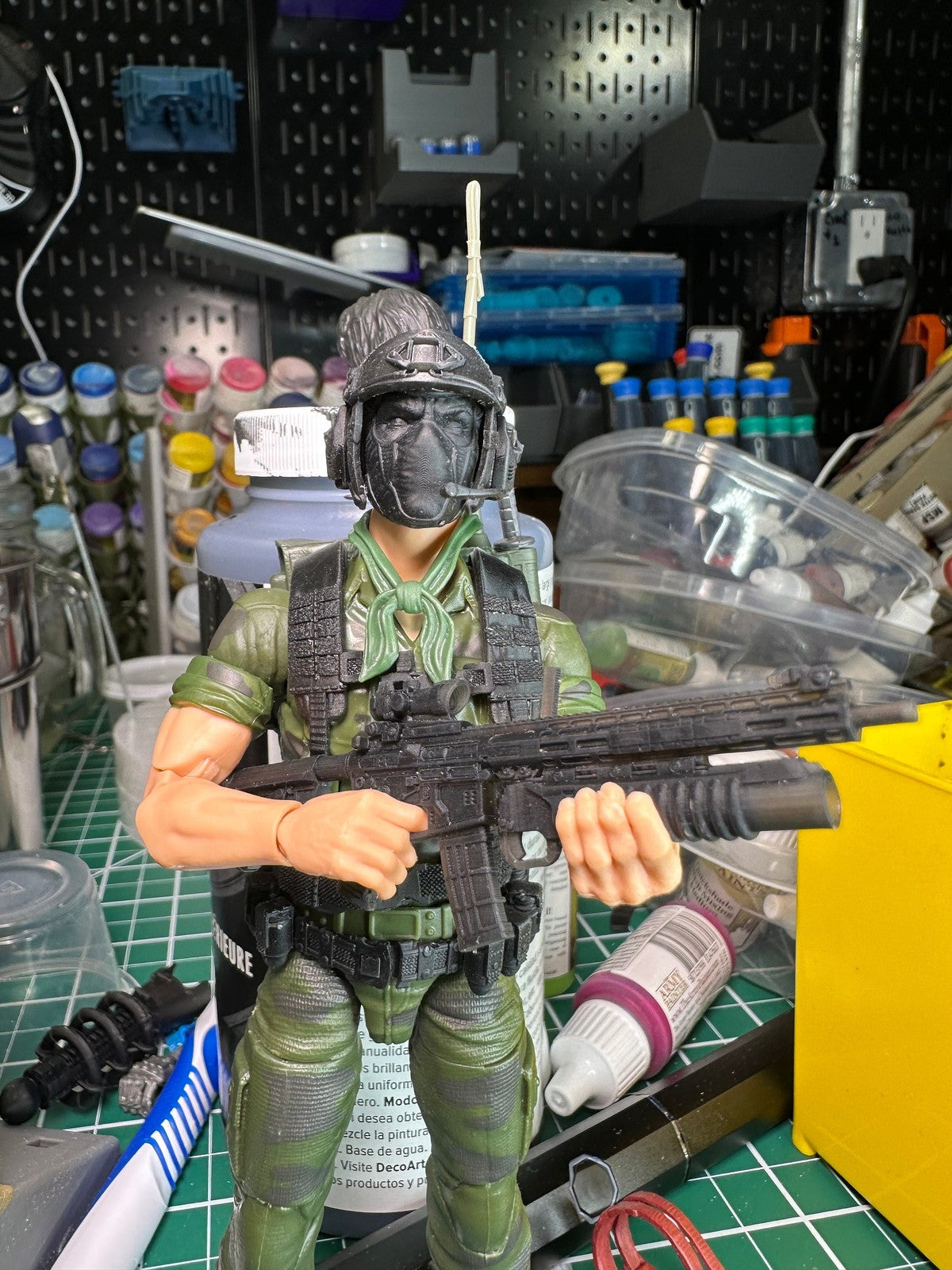 Ballistic Helmet for 6 inch Action Figures: GI Joe, Mezco, Neca, Black Series