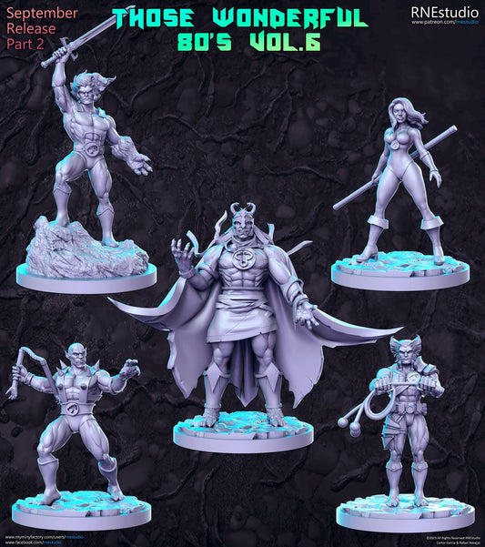 Thundercats DnD Miniature Set: Tabletop RPG Figurines, RN Estudio