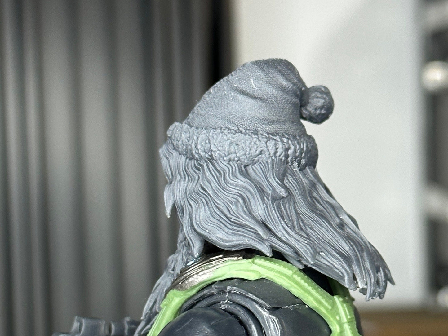 Santa Skull GI Joe Classified 1/12 scale head unpainted mezco legends 1:12 myth