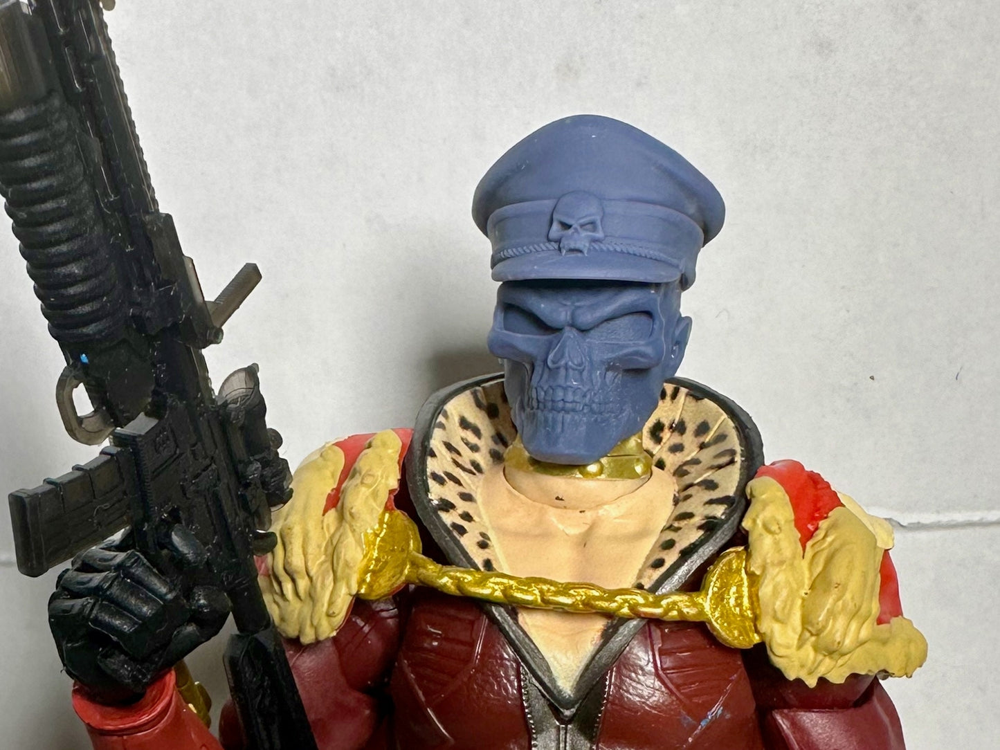 Peaked Hat cap for 6 inch action figures GI Joe Classified, mezco, neca, black