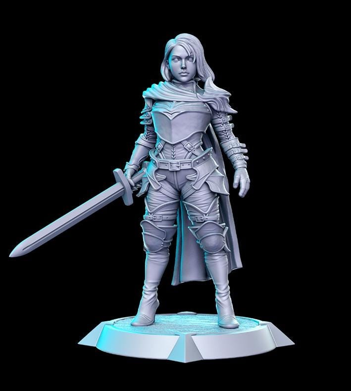 Western RPG Vol 3 Full Set DnD Miniature, Tabletop RPG DnD Mini, D&D Figurines,