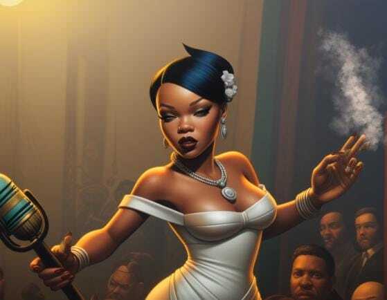 ROXANA BROWN -- Arkham's Nightmare DnD 32mm lovecraft horror game Rihanna