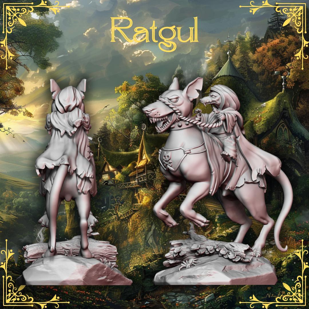 Lord of the Cats -- RATGUL |45mm Mini |LOTR Razgul the Nazgul|