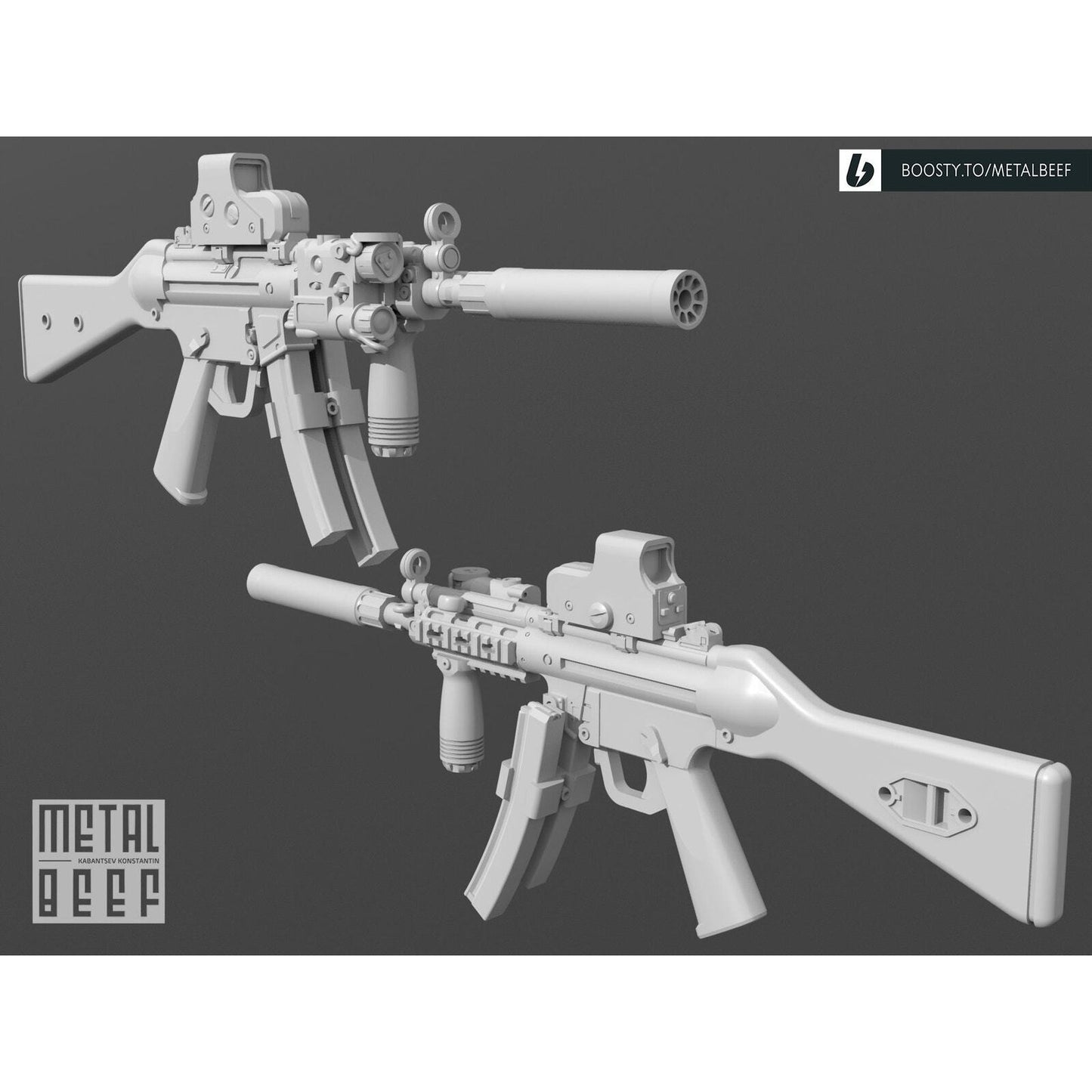 1/12 MP-5 toy Assault Rifle 1:12 Scale Toy  GI Joe Classified, marvel legend