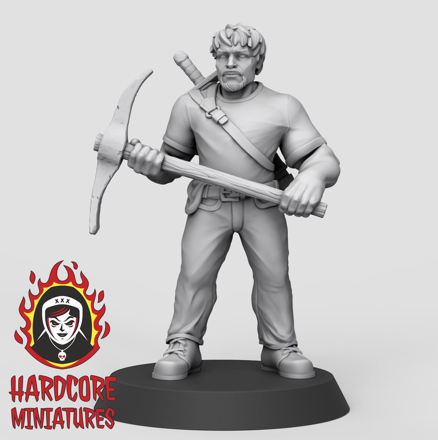 Steve the Miner : 32mm table top mini army builder DND