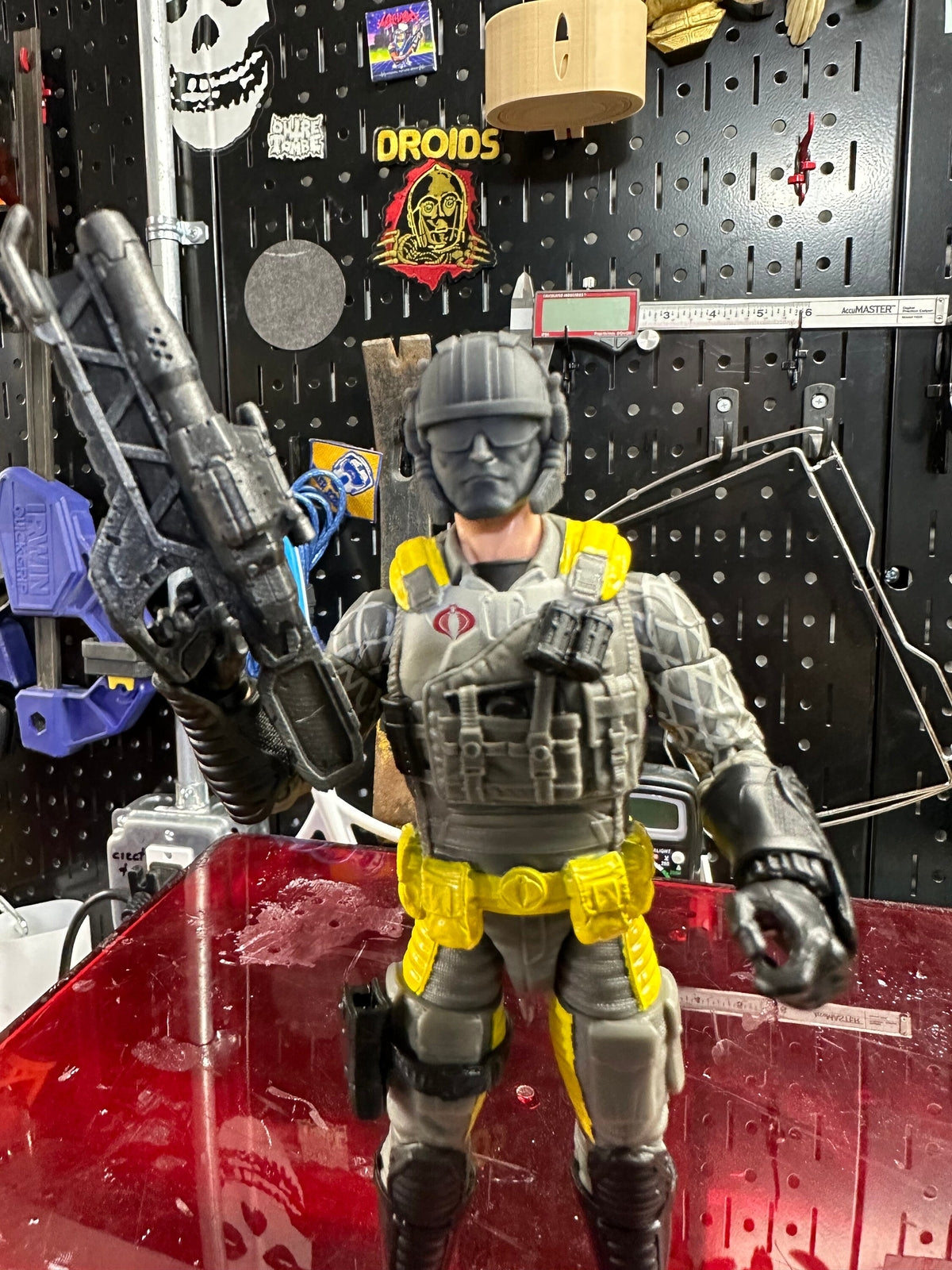 Tele viper trouble bubble G.I. Joe 1:12 head sculpt 3d printed resin