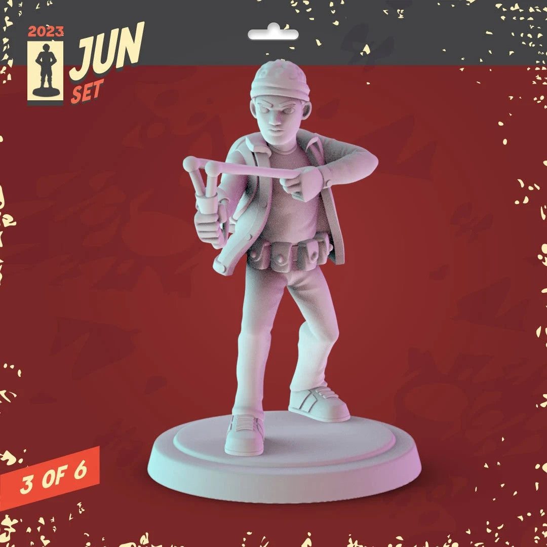 Peculiar Stuff Miniatures Set: 3D Printed Resin Dioramas (36mm Scale, Unpainte