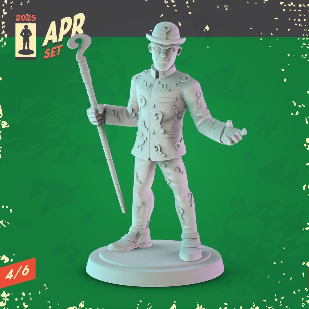 Jim Carrey 36mm Minis, The Mask | Sonic the HedgeHog | The Riddler | Ace Ventur