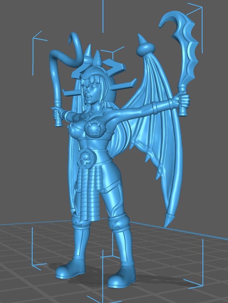 HeroQuest female Gargoyle - Miniatures Unpainted 32mm Dungeons and Dragons