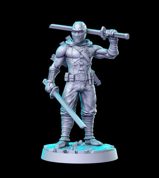 Storm Ninja - 35mm Scale DnD Miniature | Dungeons and Dragons | RN Estudio | GI