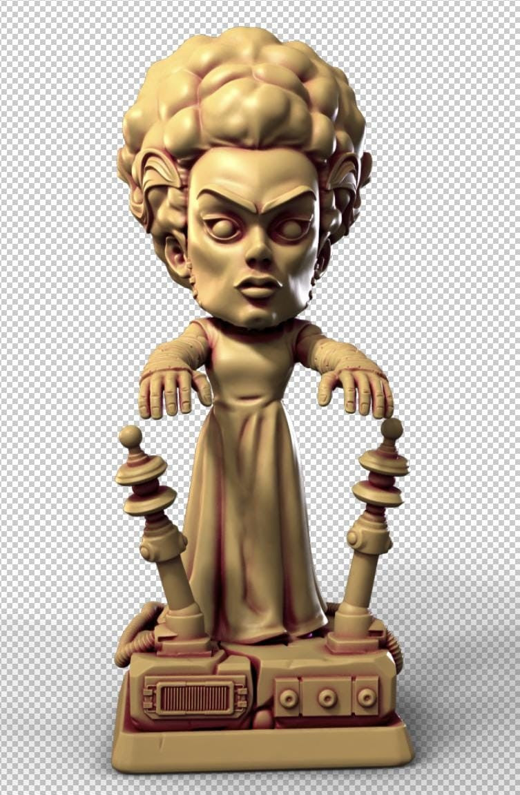 Bride of Frankenstein 150mm| Big Head | CHibi | Heroes & Beasts | Classic Movie
