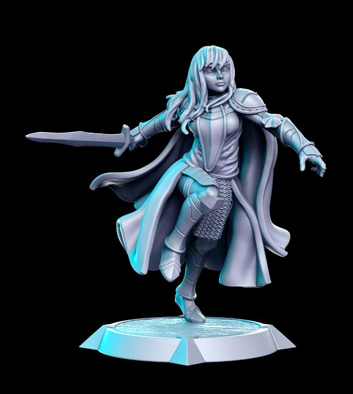 Western RPG Vol 2 Full Set DnD Miniature, Tabletop RPG DnD Mini, D&D Figurines,