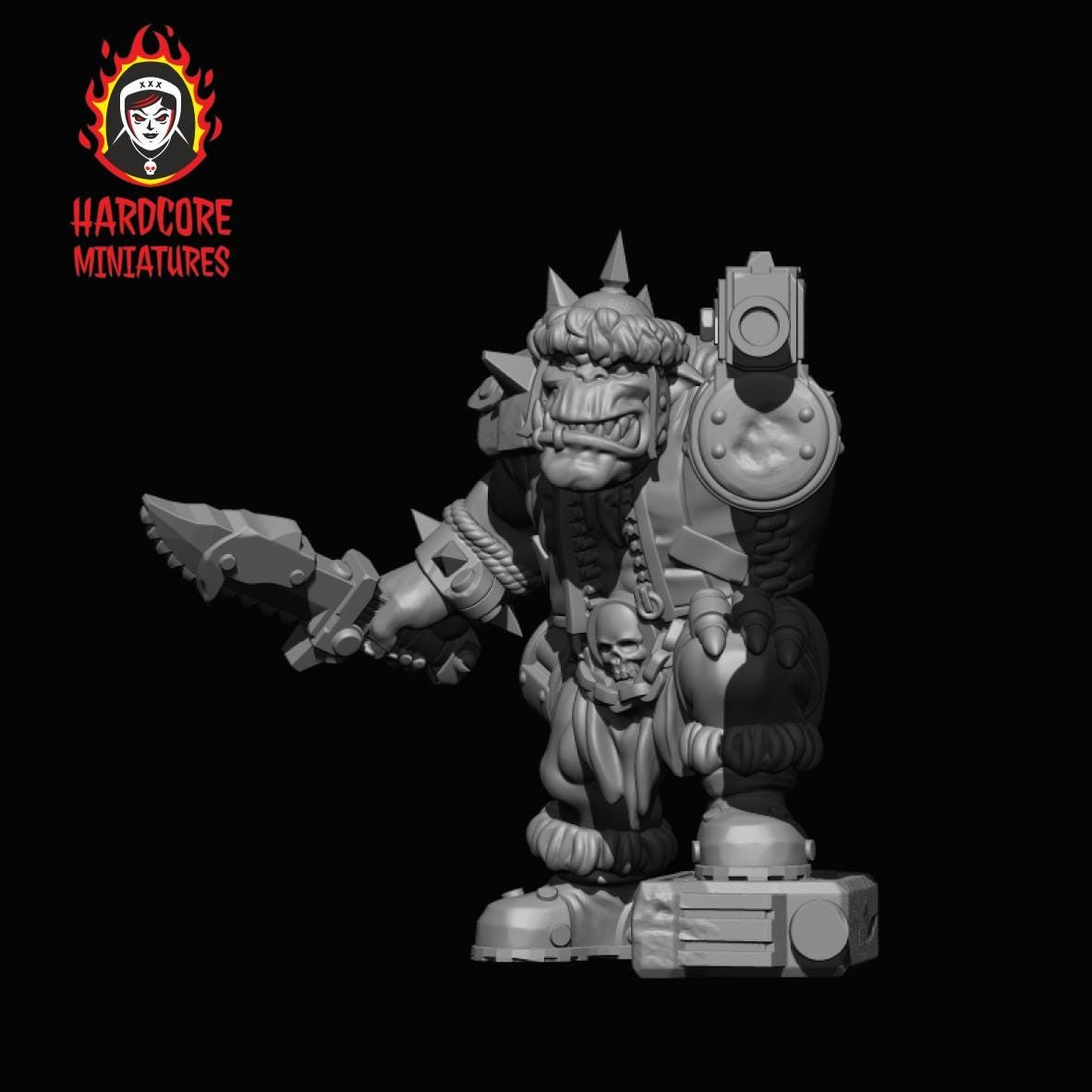 Hardcore Rider ORC : 32mm table top mini army builder
