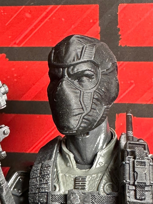 Storm Shadow GI Joe Classified 1/12 scale head unpainted modern ninja mezco leg