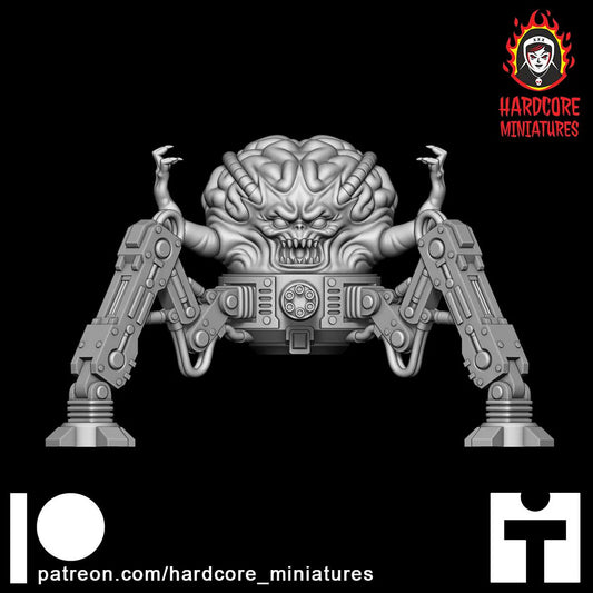 Doom Master Brain Standing 32mm dnd miniature doom video game Spider Mastermind