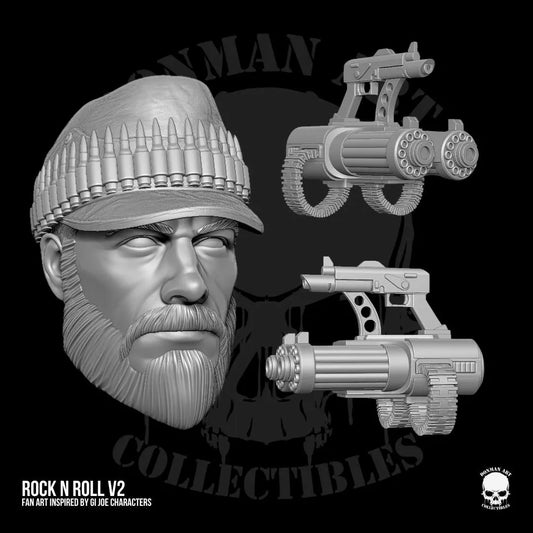 Rock N Roll V2 Set 1:12 Toy Accessory custom action figures.