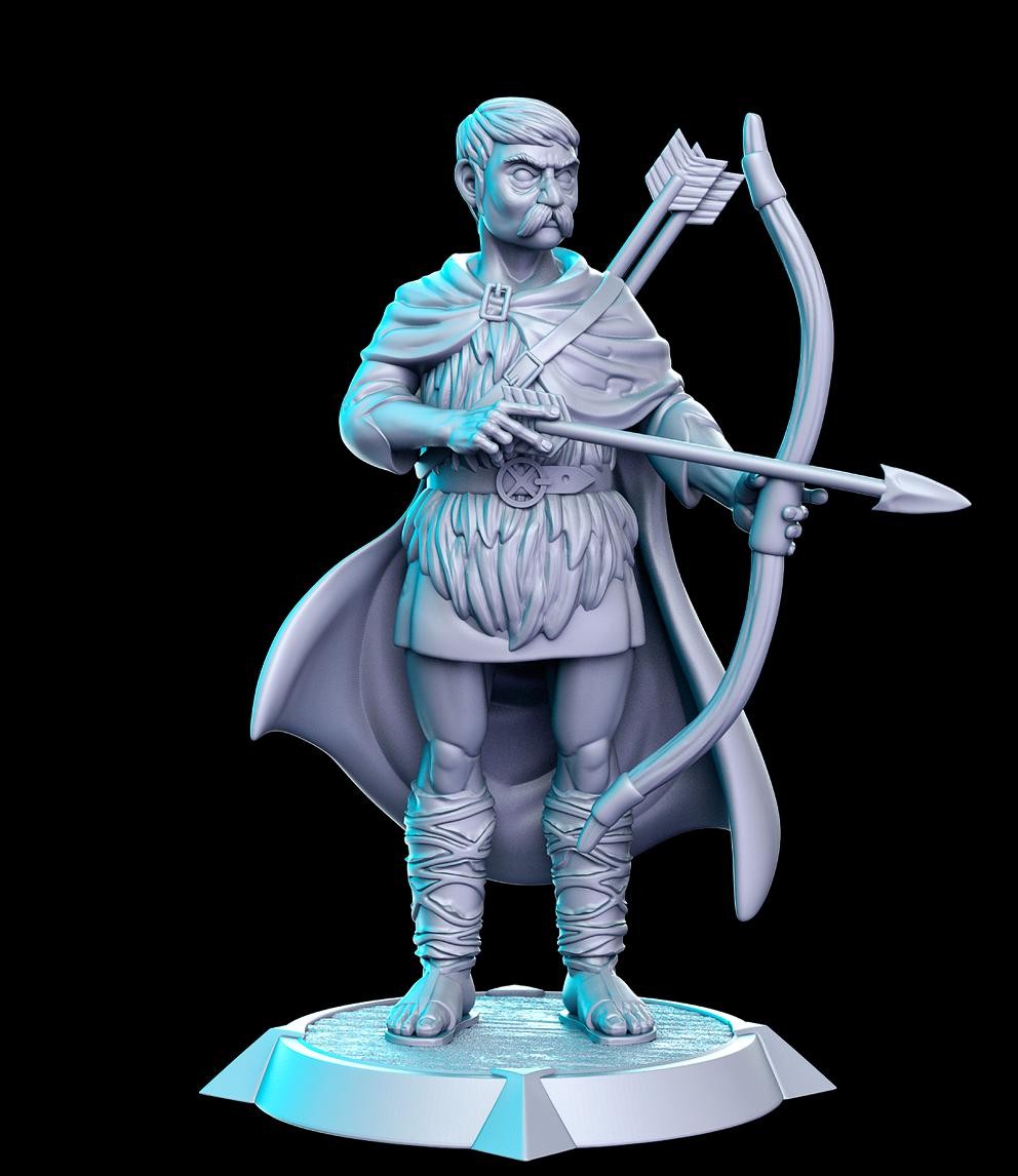 Western RPG Vol 7 Full Set DnD Miniature, Tabletop RPG Mini, D&D Figurines, Fan