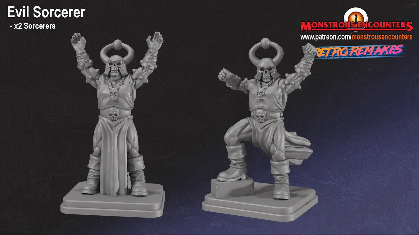 HeroQuest Chaos Sorcerer- Miniatures Unpainted 32mm Dungeons and Dragons