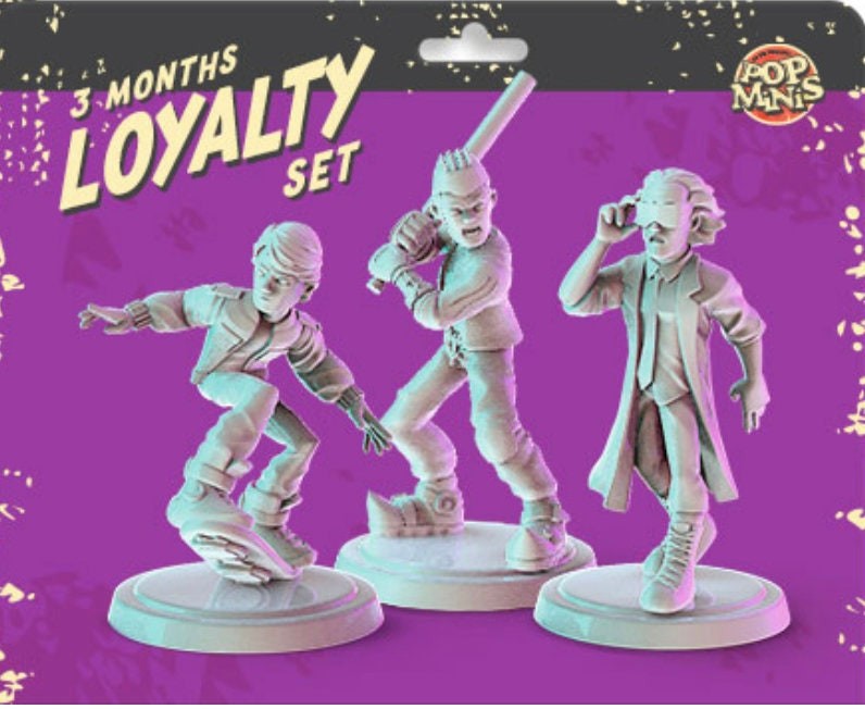 Back to the Future 3d printed mini's Popmini 36mm