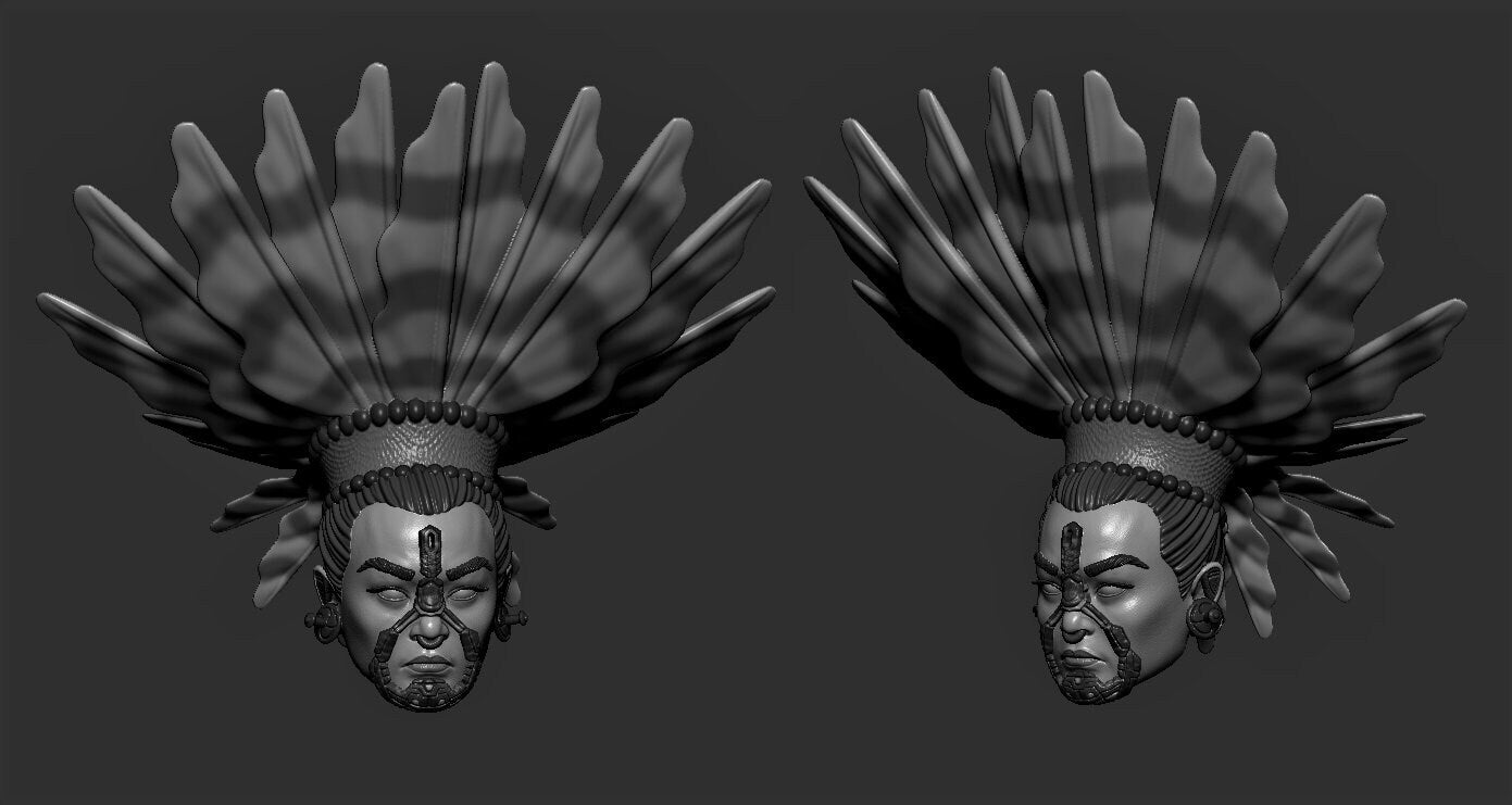 Namora, black panther wakanda forever head sculpt 1:12 classified, GI joe, mezc