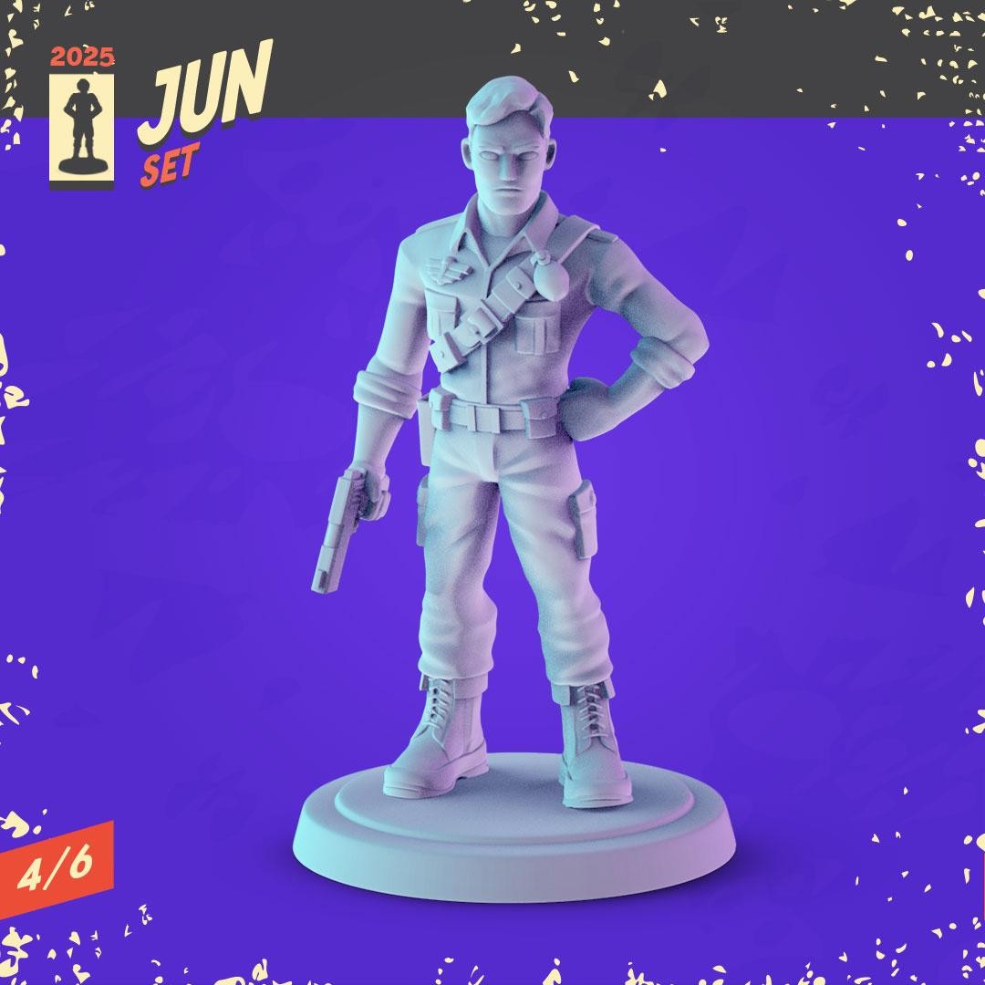 GI Joe 34mm Minis tabletop gaming, DnD Zartan | Duke | Serpentor| Baroness