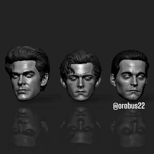 Spider-Man No Way Home head sculpt marvel legends, GI Joe Classified, mezco, bl