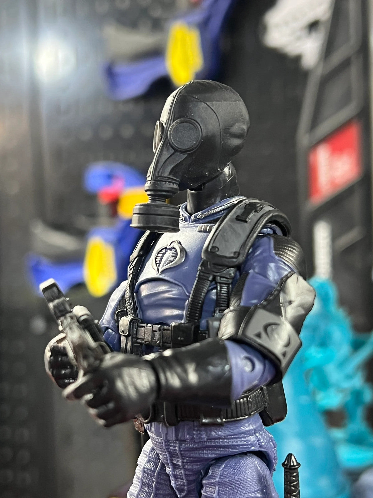 scale Gas mask GP-5 1:12 head sculpt GI Joe Classified, mezco, marvel legends,
