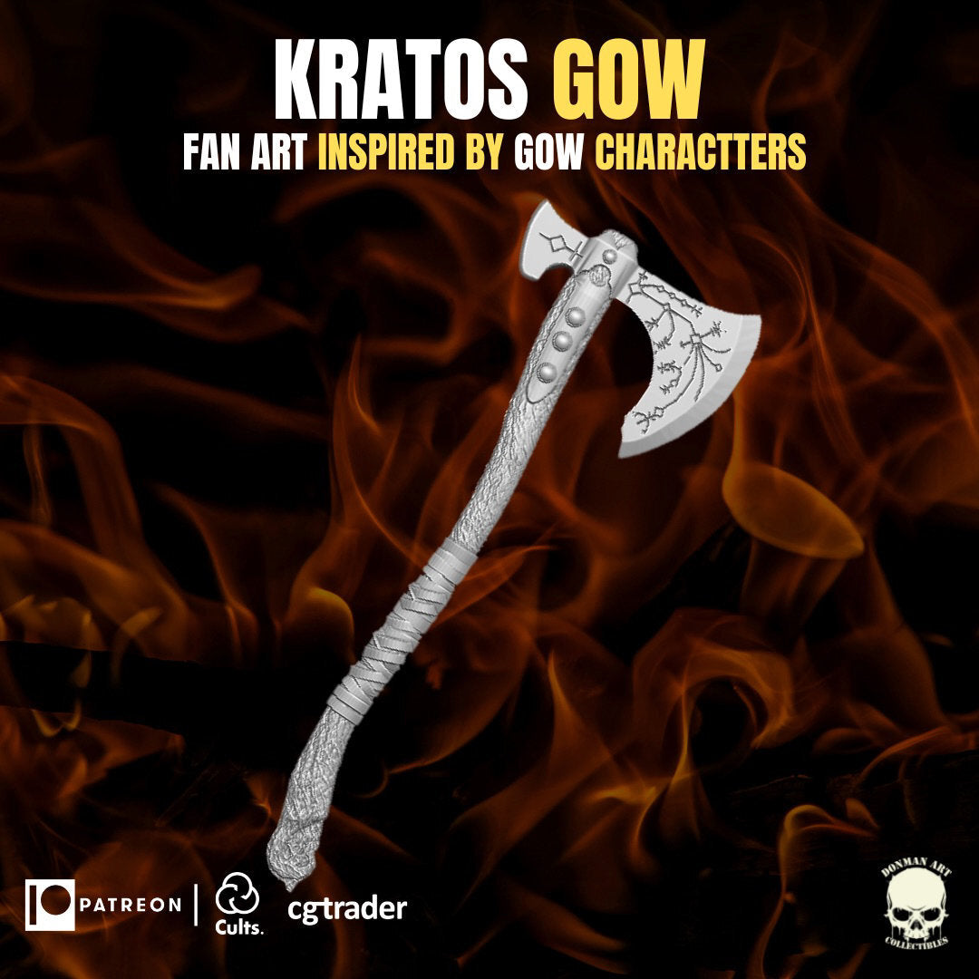 Kratos God of War head GI Joe Classified 1/12 scale head unpainted 1:12 mezco,